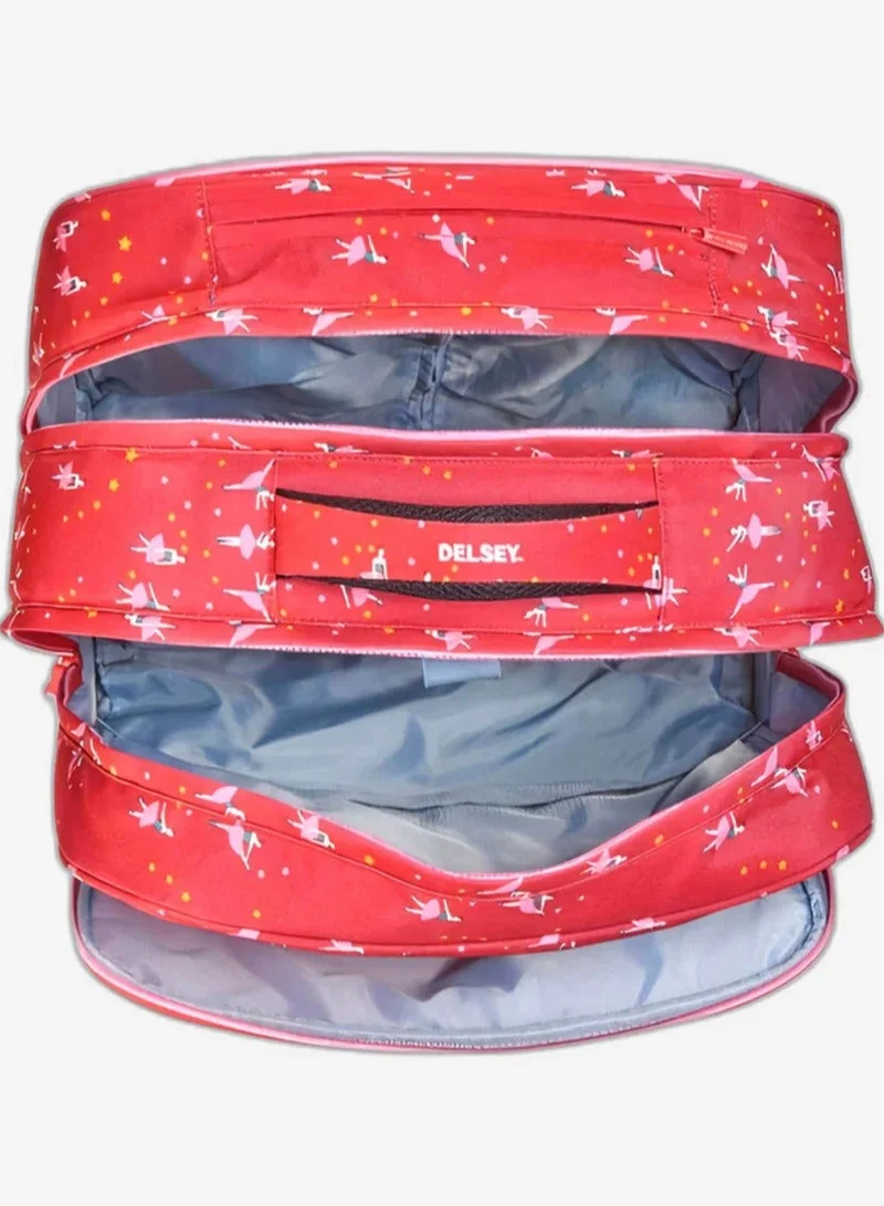 DELSEY Paris  Back To School 4-Wheeled School Trolley Bag - Ballerina Pink  | Best Price UAE